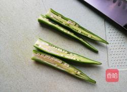 蒜泥秋葵的做法图解9