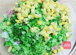 西兰花玉米芝士饭团的做法图解9