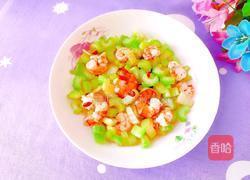 西芹炒虾仁的做法图解15