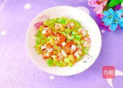 西芹炒虾仁的做法图解16