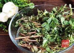 木耳拌马齿苋的做法图解1