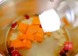 Pumpkin Red Date Lily Soup Recipe Illustration 11