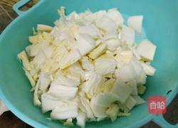 猪肉白菜炖粉条的做法图解1