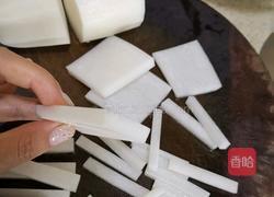 肉末白萝卜条的做法图解3