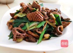 猪心腰花炒蒜苗的做法图解14