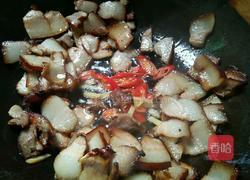 蒜苗炒薰肉的做法图解4