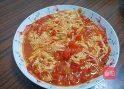 番茄金针菇的做法图解6