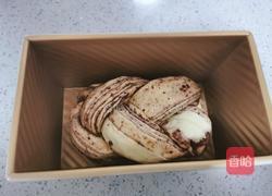 豆沙大理石吐司的做法图解22