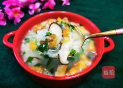 香菇青菜粥的做法图解22