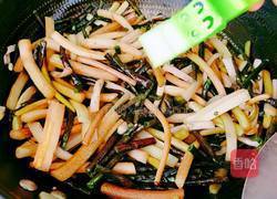 红豆角炒蒲菜的做法图解14