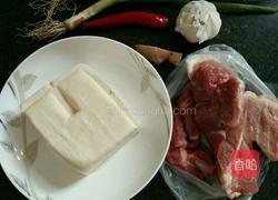 红烧肉沫豆腐的做法图解1