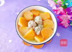 柿子肉圆汤的做法图解13