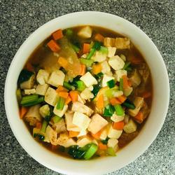 豆腐冬瓜疙瘩汤的做法[图]