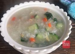 黄瓜虾皮粥的做法图解12