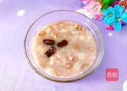 红枣花生山药粥的做法图解10