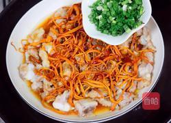 ~虫草花枸杞蒸排骨~的做法图解5
