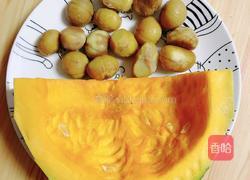 栗子板栗南瓜羹的做法图解3