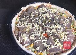 猪油牛肉披萨饼的做法图解12