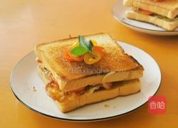 芝士多料三文治的做法图解1