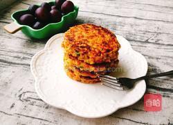 胡萝卜莲藕饼的做法图解16