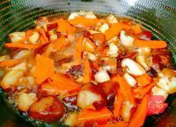 Illustration of how to make oil-consuming mushrooms and carrots 12