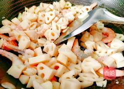 虾仁炒藕丁的做法图解8