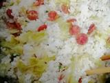 腊肠菜饭的做法[图]