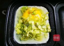 鸡蛋三明治火腿的做法图解4