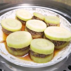 清蒸西葫芦加肉的做法[图]