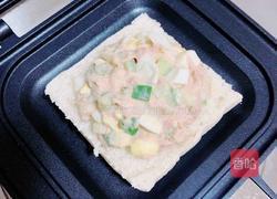 金枪鱼芝士帕尼尼的做法图解9