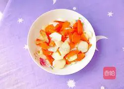 Illustration of how to make carrots and yam 11