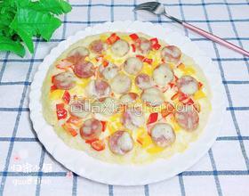 臘腸土豆米飯披薩（平底鍋版）