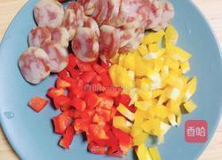 腊肠土豆米饭披萨(平底锅版)的做法图解2