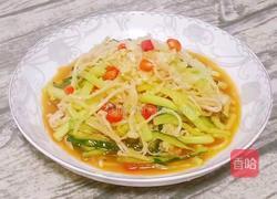 凉拌黄瓜金针菇的做法图解13