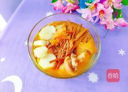 黄花菜虫草花炖鸡汤的做法图解17