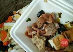 胡萝卜白菜炒卤料的做法图解4