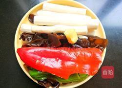 木耳炒山药的做法图解2