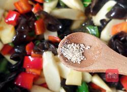 木耳炒山药的做法图解12