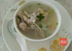 Illustration of how to make Gele Fish Lean Meat Porridge 3