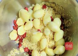 白果山药小米粥 | 滋补健脾的做法图解2