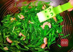 韭菜炒虾仁的做法图解11