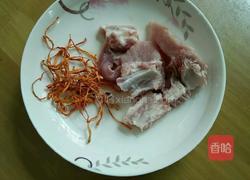 虫草花排骨汤的做法图解1