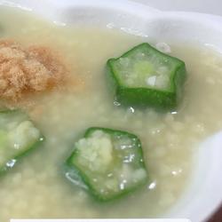 宝宝辅食 秋葵小米粥的做法[图]