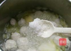 白菜肉丸子汤的做法图解7