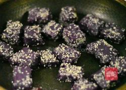 紫薯糯米芝麻糕的做法图解5