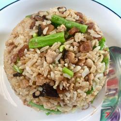 豆角菜脯炒饭的做法[图]