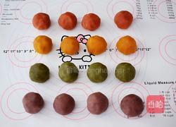 桃山皮流心月饼的做法图解4