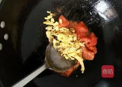 Illustration of how to make braised noodles with tomatoes and eggs 7