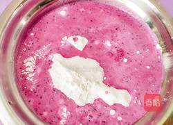 火龙果冰皮月饼的做法图解6