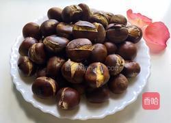 铁锅炒板栗的做法图解4